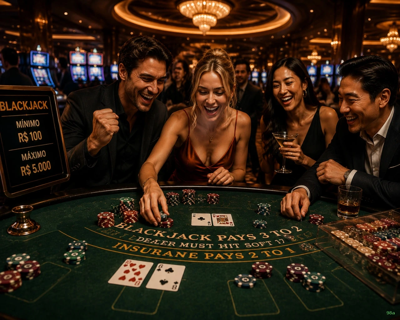 Imagem promocional dos jogos Fortune da 98a